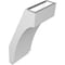 Ekena Millwork 5 1/2-in. W x 6-in. D x 14-in. H Imperial Architectural Grade PVC Knee Brace BRCP055X06X14IMP - alternate 3